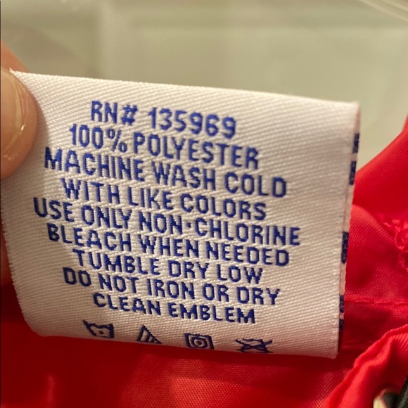 Champion Red Windbreaker Jacket - Picture 6 of 7